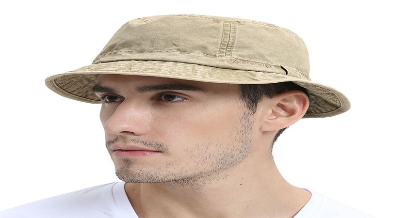 wear hat to protect hair from damage